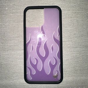 Wildflower purple iphone 13 pro max case